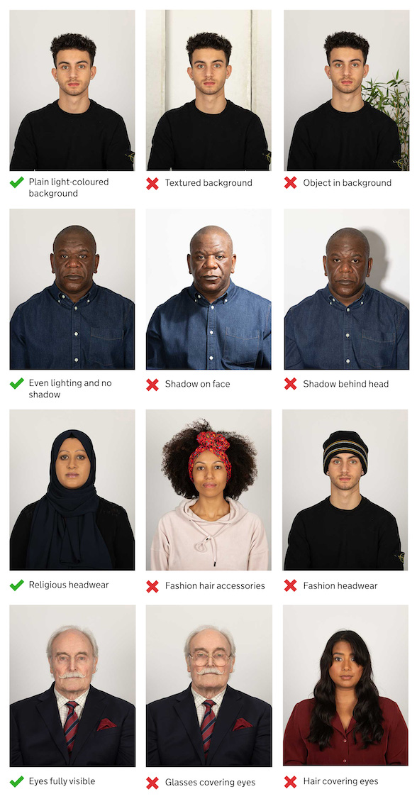 Professional CV photo example — clean plain background headshot